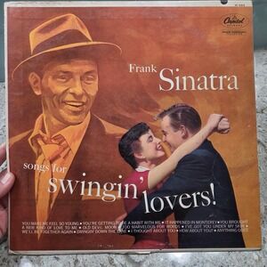 Frank Sinatra Songs for Swingin Lovers! Vinyl‎ Record Capitol W-653 Vintage